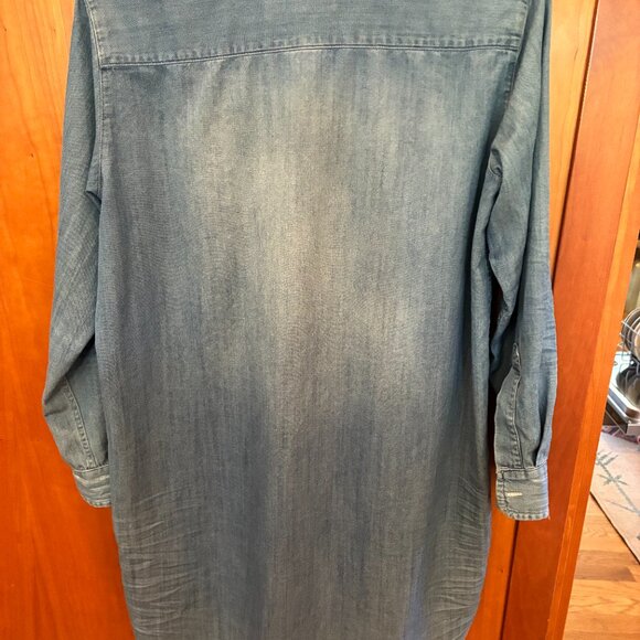 Frank & Eileen Mary Dress - Vintage Stonewashed Indigo (Denim)  - Size Small - Picture 3 of 4